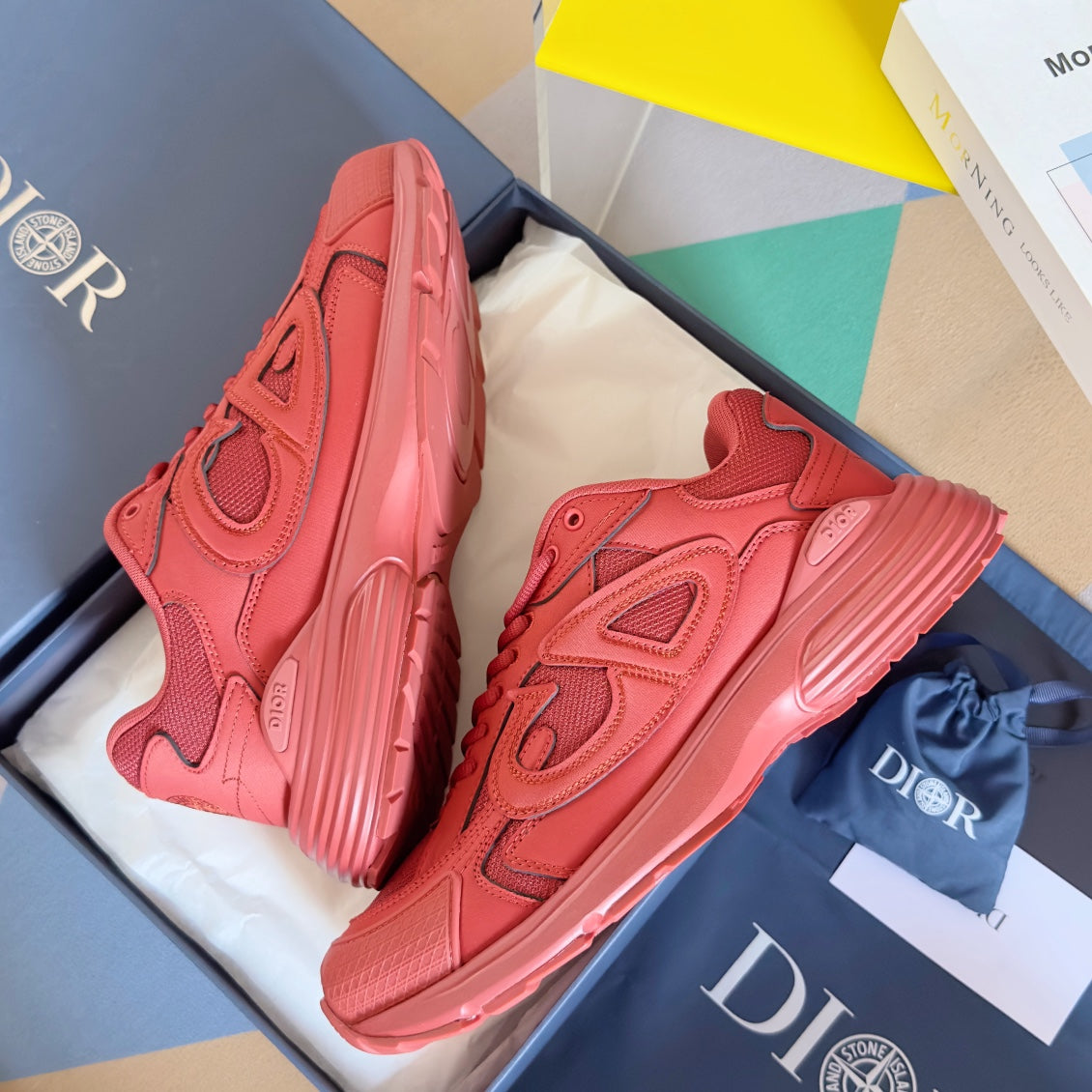 Dior x Stone Island B30 Red