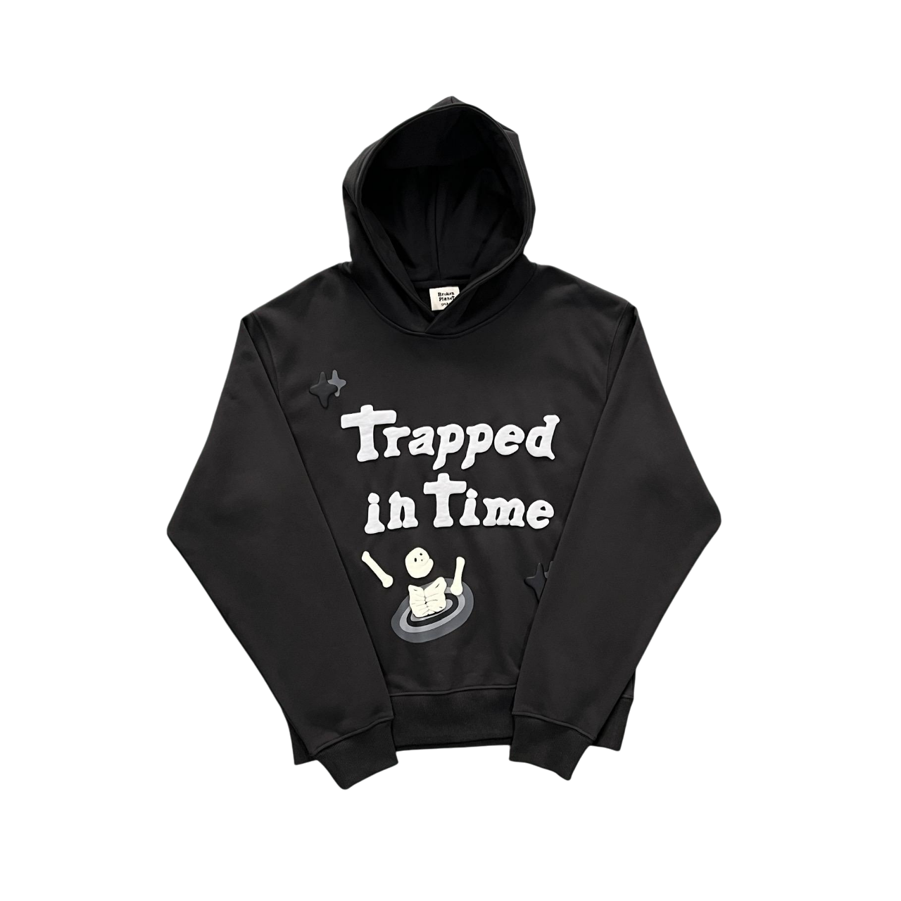 Broken Planet Trapped In Time Hoodie - (BLACK)
