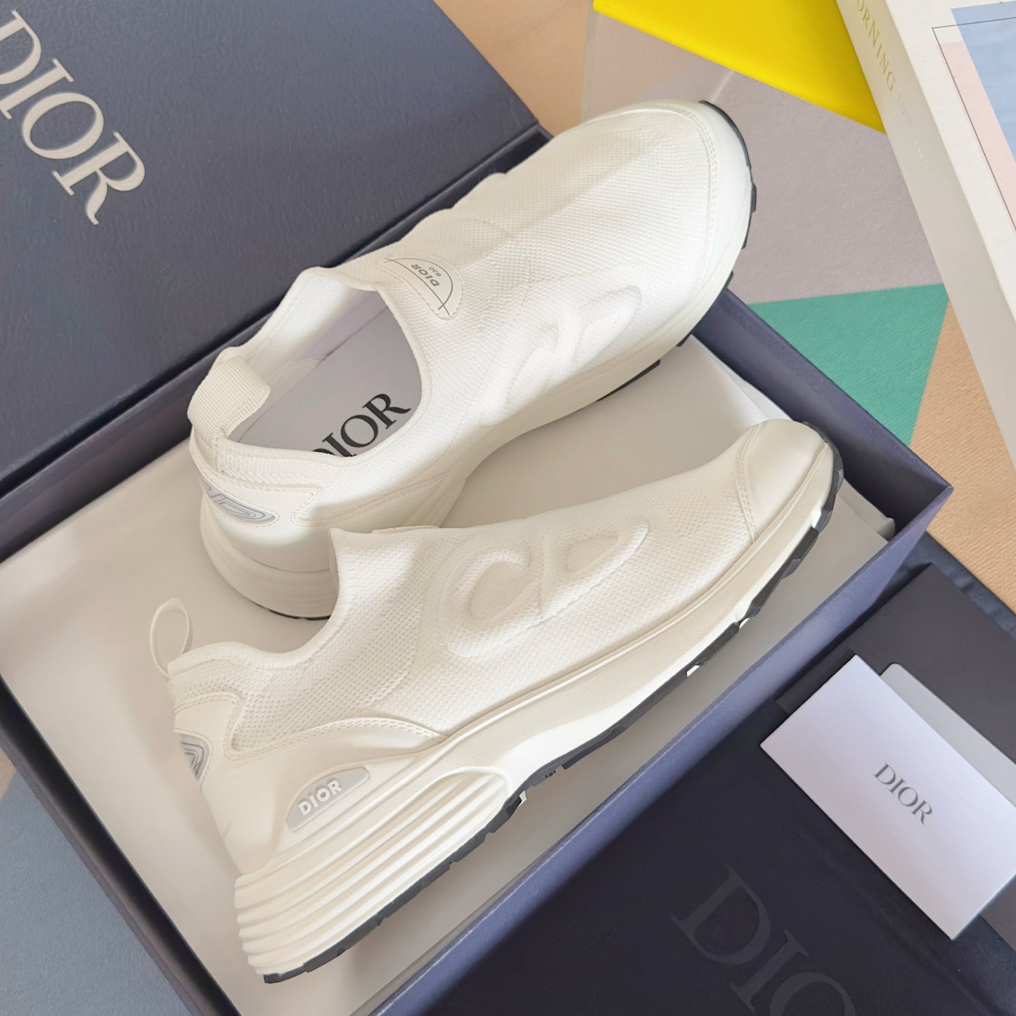 Dior B30 Slip-On White