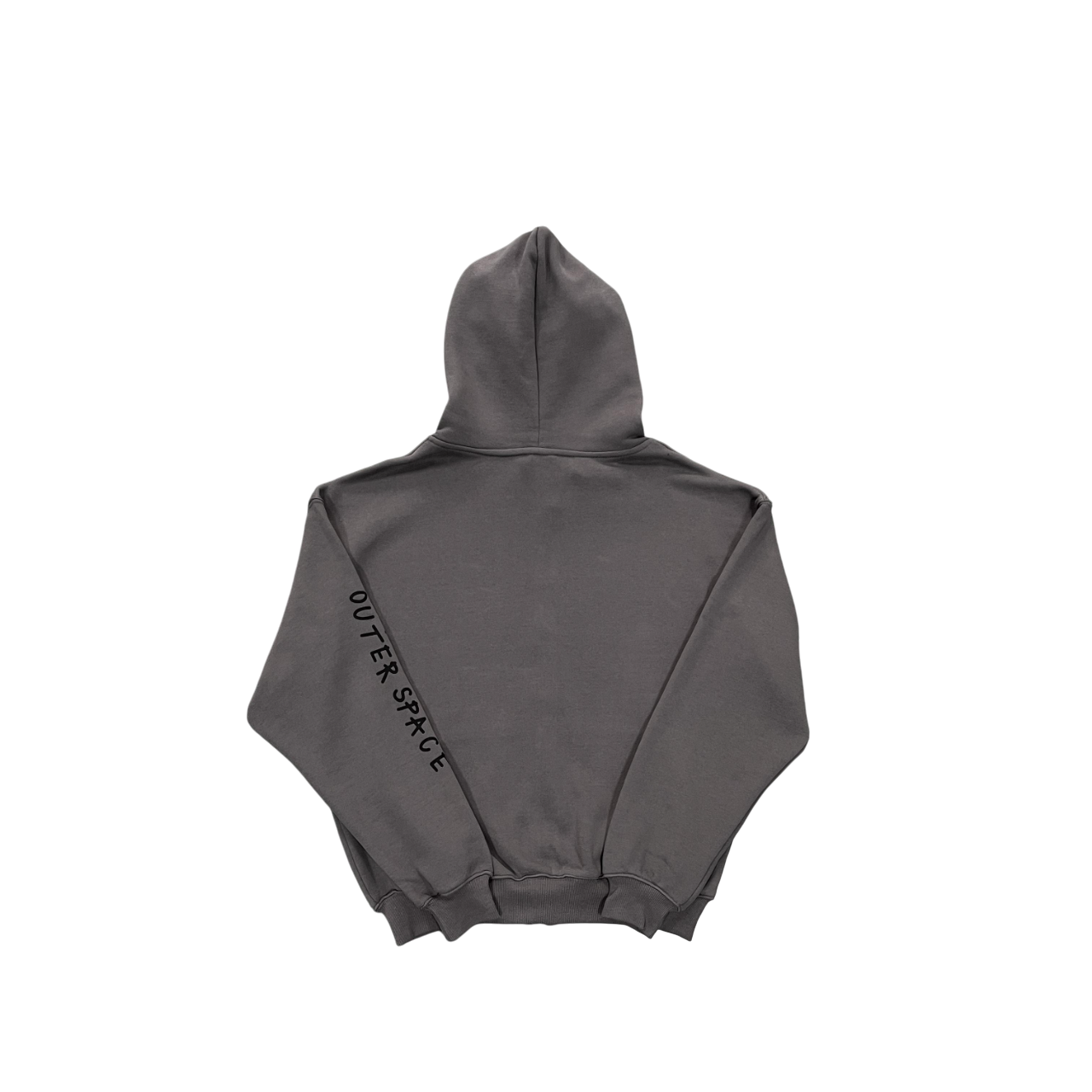 Broken Planet Going To Outer Space Zip Hoodie - (GREY)