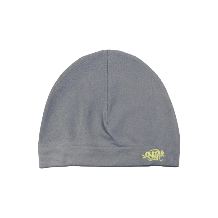 Syna Skull Hat - (GREY/LIME)