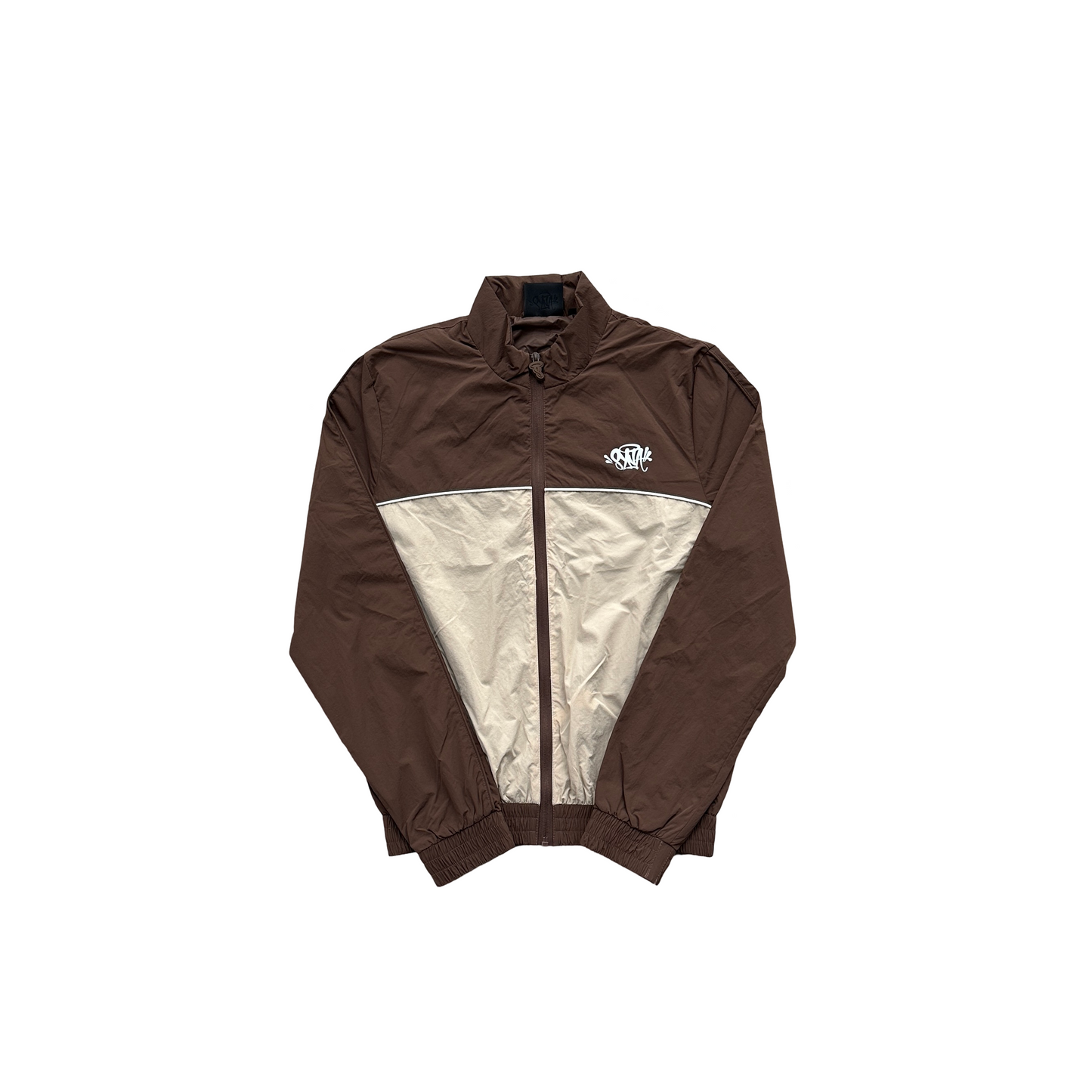 Syna World Shell Suit Jacket - (BROWN/CREAM) EXCLUSIVITY 21DRIPZZ