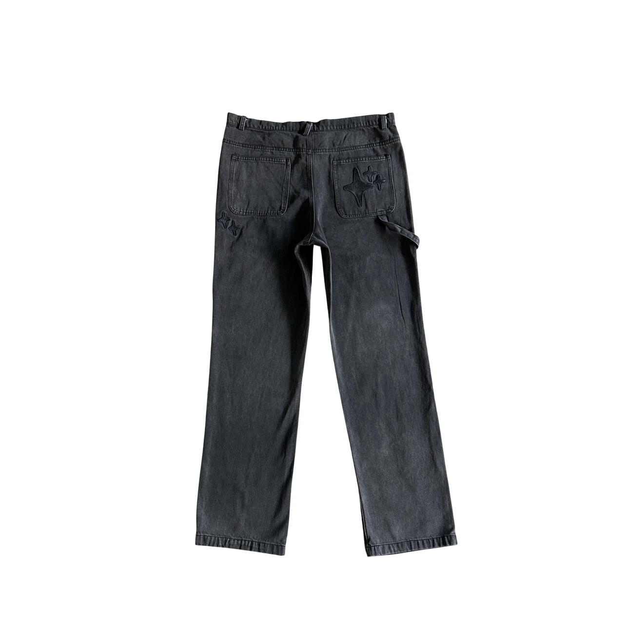 Broken Planet Stars Jeans - (BLACK)