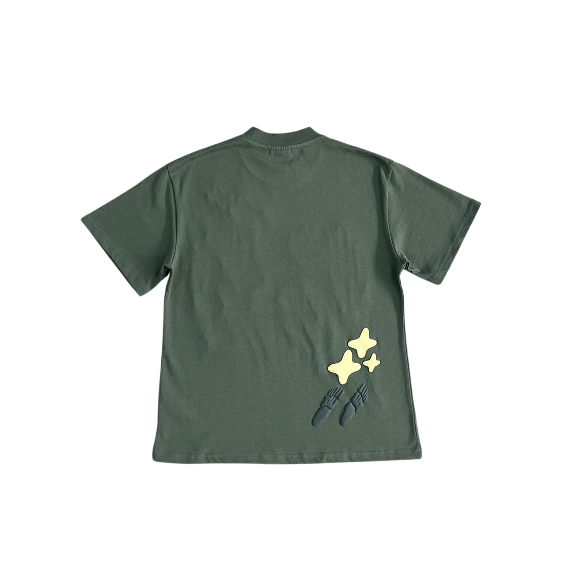 Broken Planet Space Trails Tee - (GREEN)