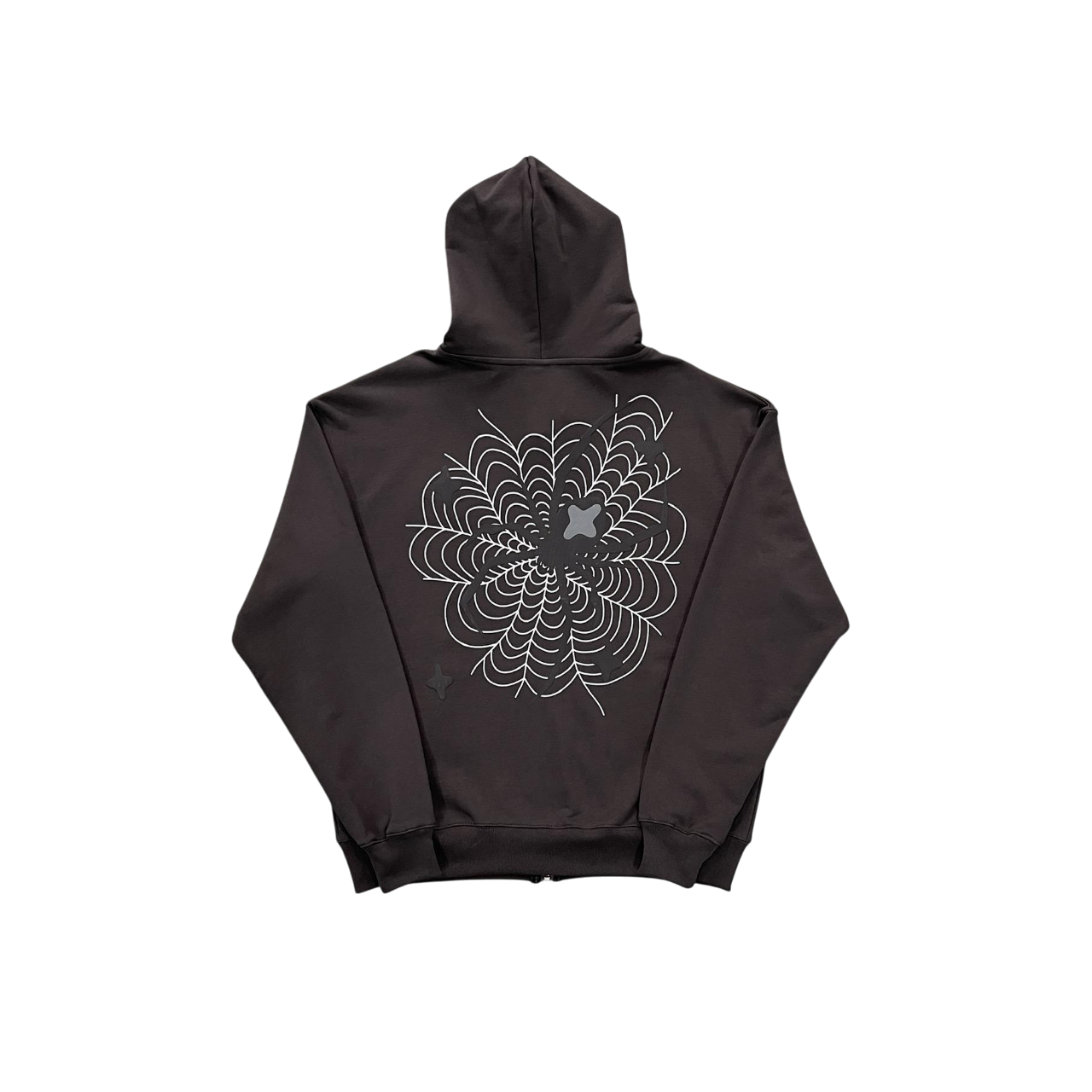 Broken Planet Spider Zip Hoodie - (BLACK)