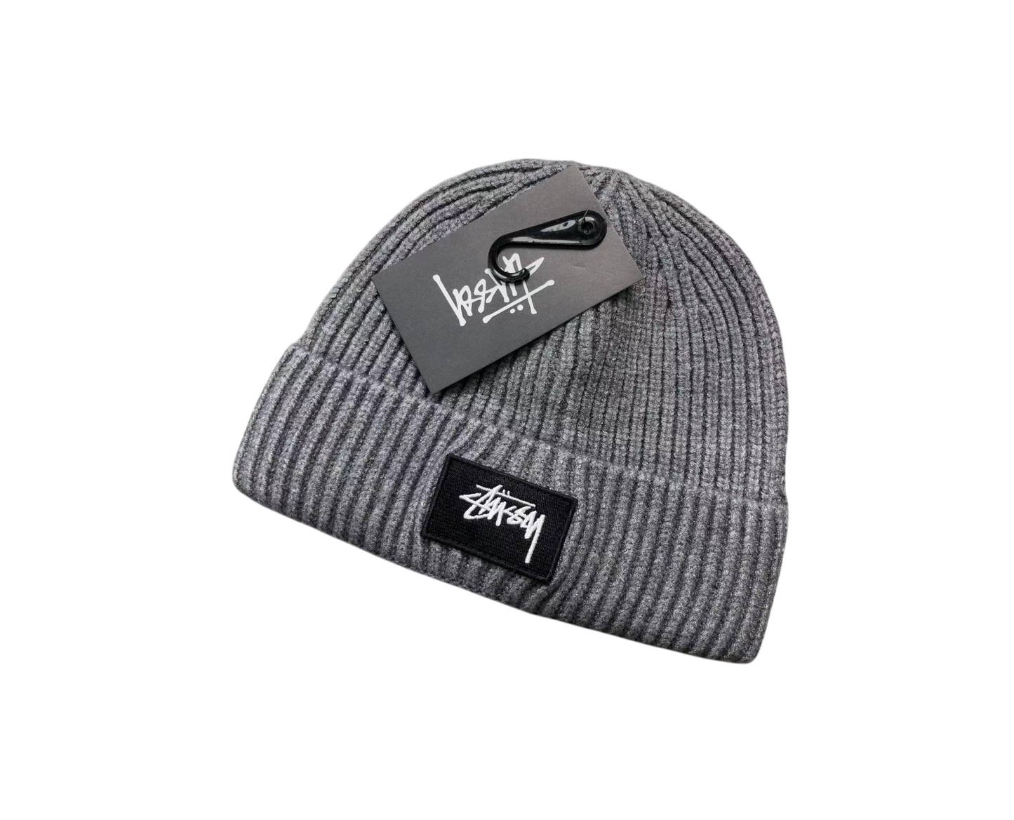 Stussy Logo Beanie - (GREY)