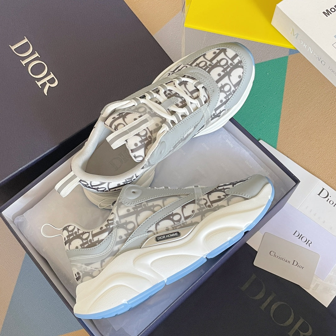 Dior B22 Motif White/Grey/Blue