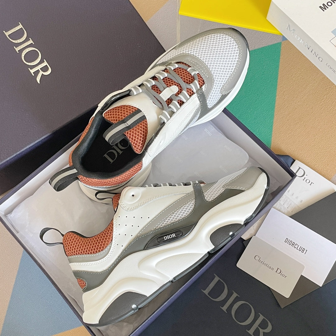 Dior B22 White/Grey/Brown