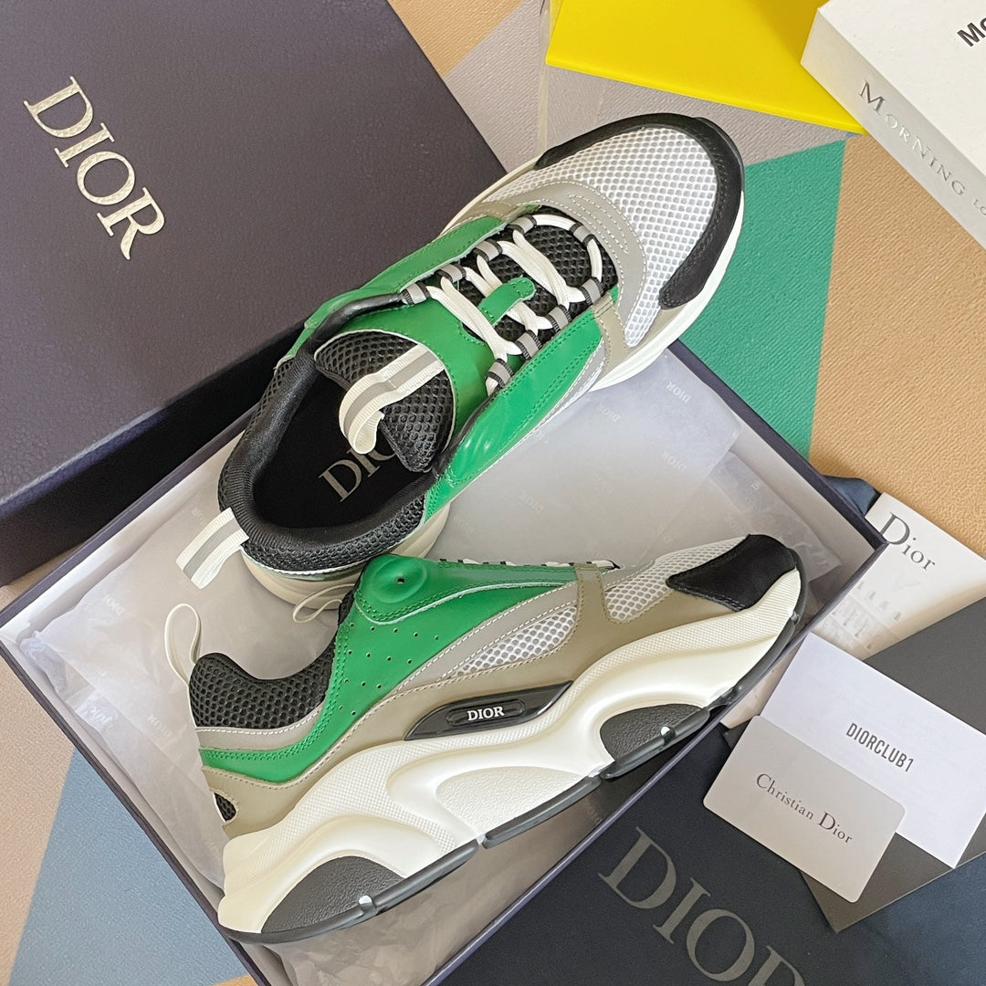 Dior B22 Green/Grey/White