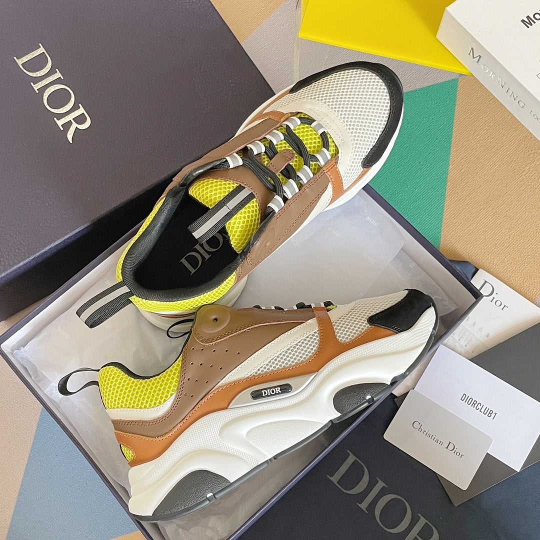 Dior B22 Brown/Neon/White