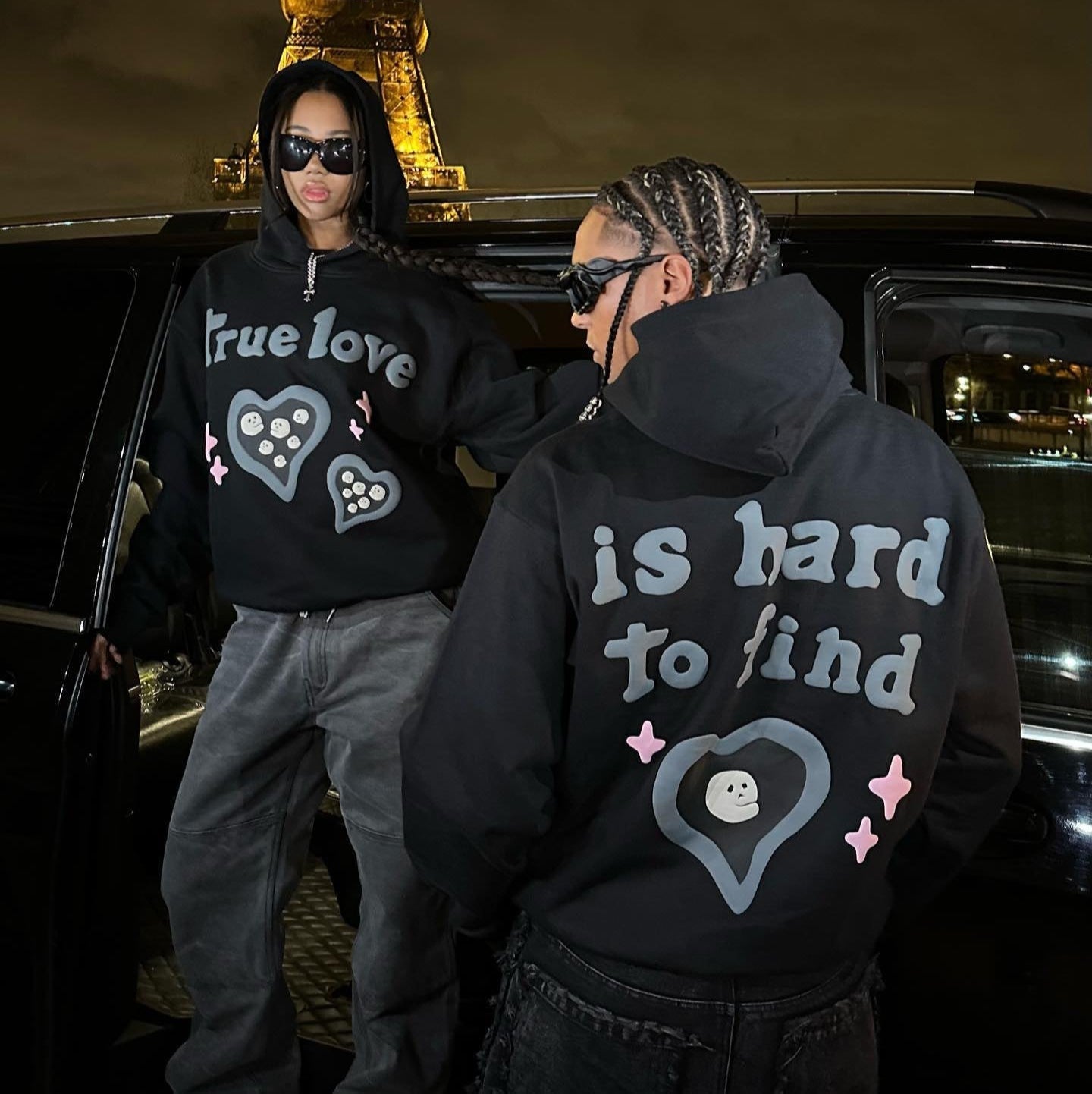 Broken Planet True Love Hoodie - (BLACK)