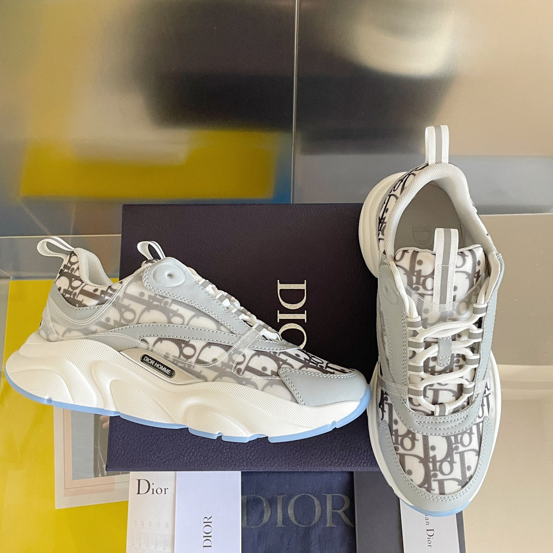 Dior B22 Motif White/Grey/Blue