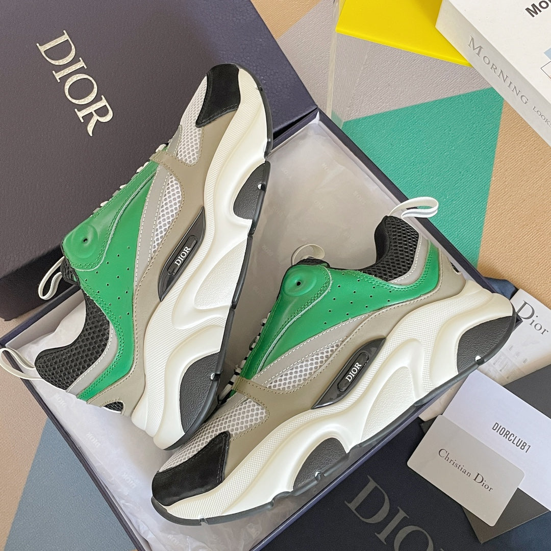 Dior B22 Green/Grey/White