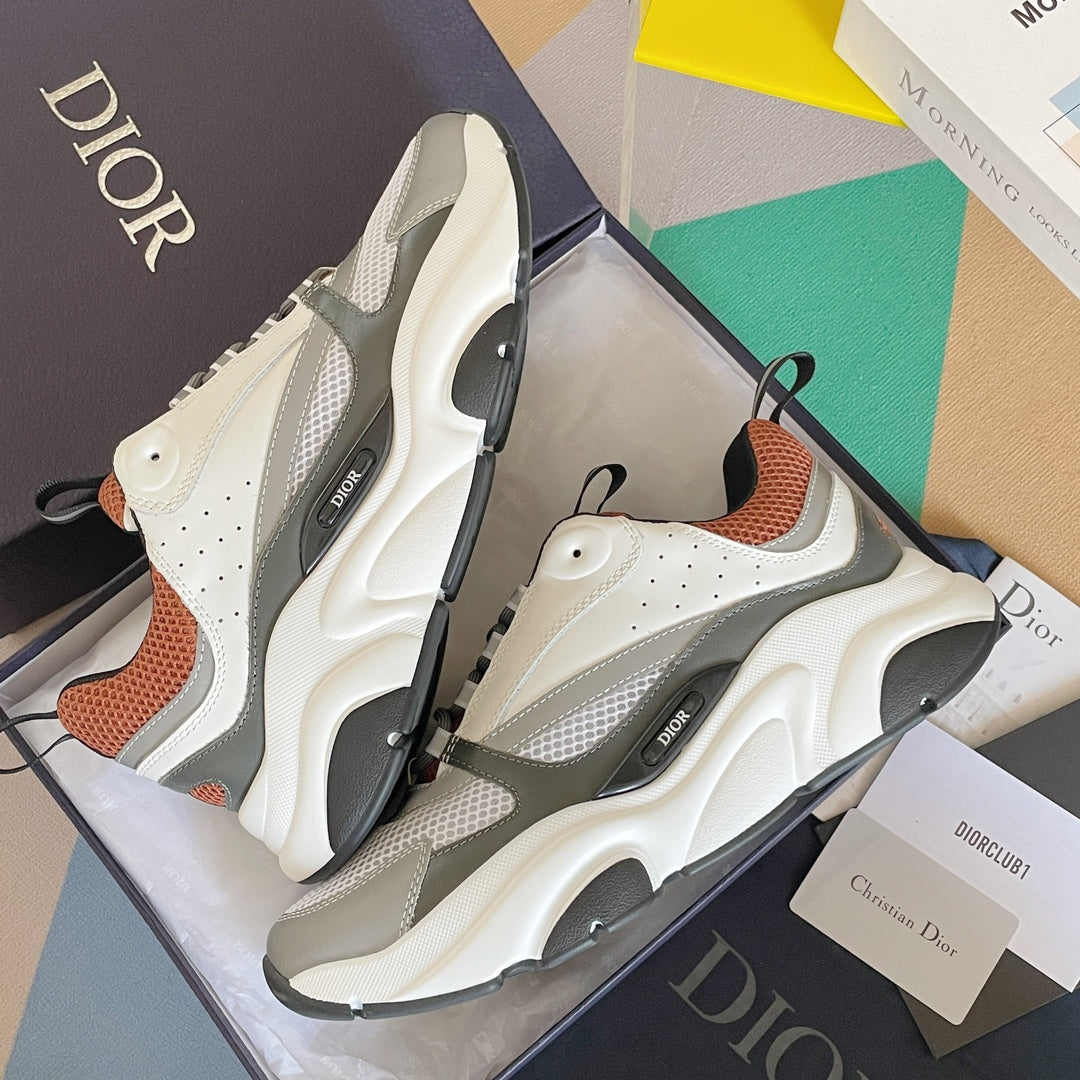 Dior B22 White/Grey/Brown