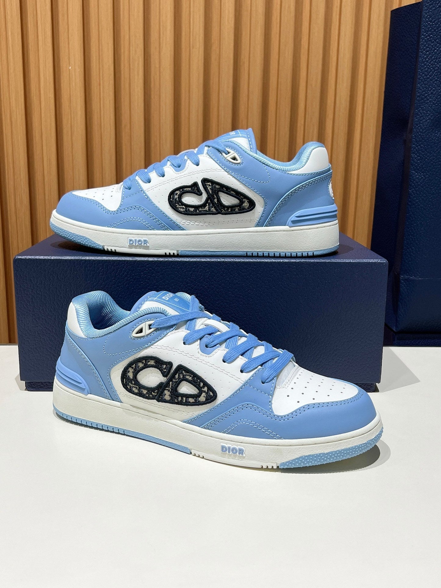 Dior B57 Low Blue/White