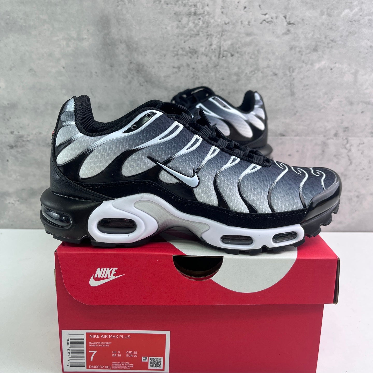 Nike Air Max Plus TN Gradient Black White Grey