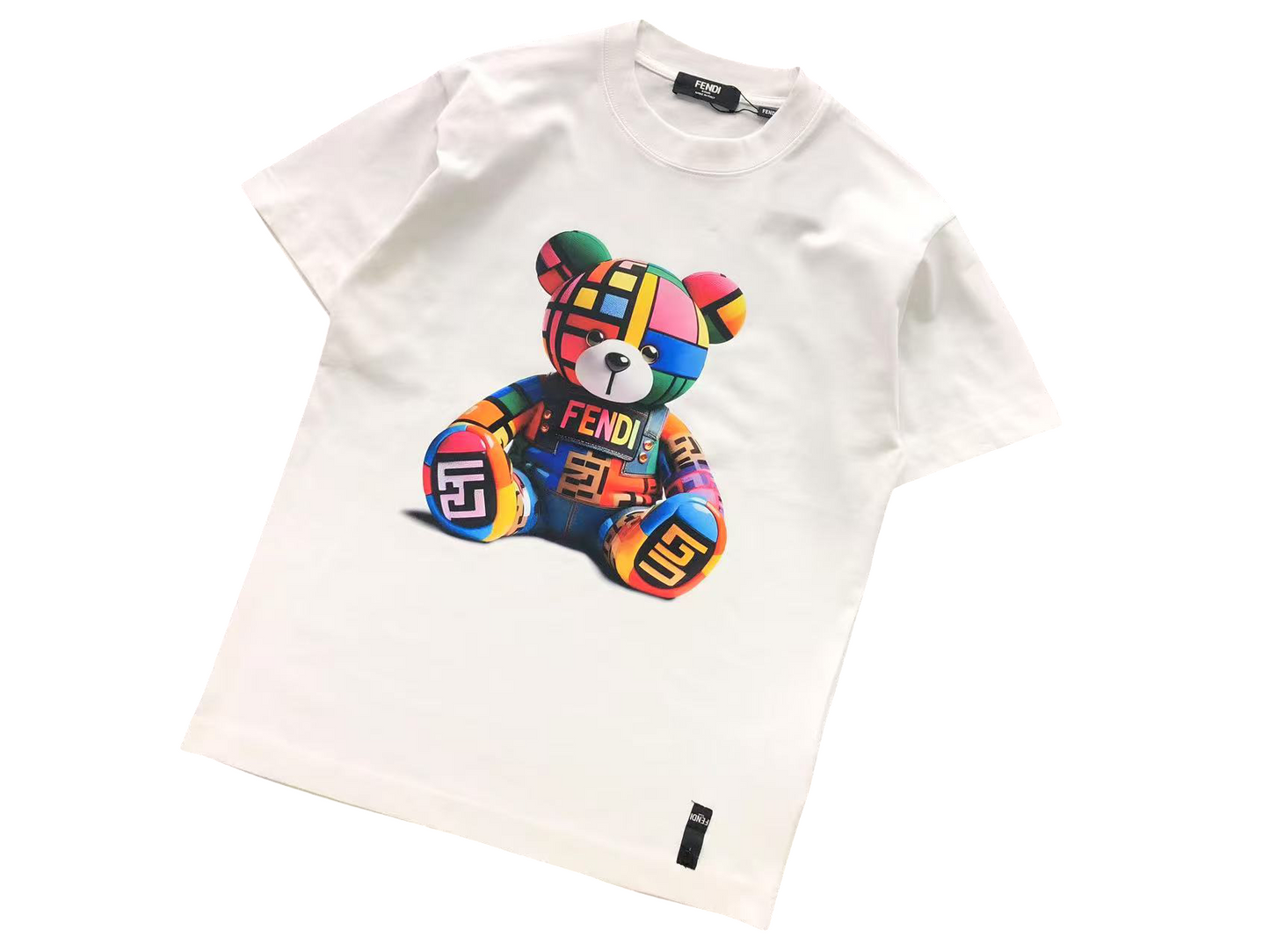Fendi 3D Bear Tee - (WHITE)
