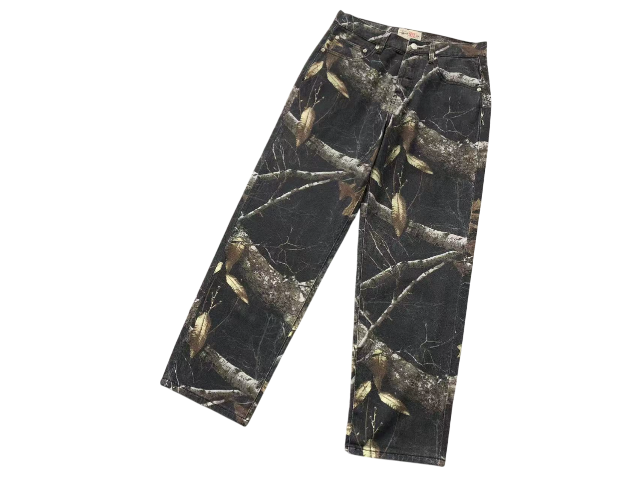 Stussy Big Ol' Leaf Jeans - (BLACK)
