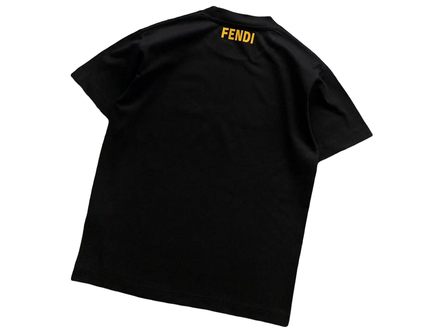 Fendi Lightning Monster Eyes Tee - (BLACK)