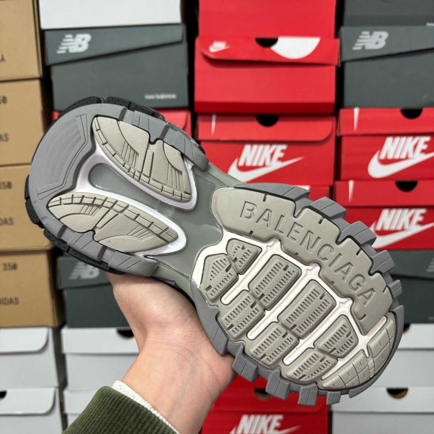 Balenciaga Track Led 3.0 - (CHARCOAL/GREY/WHITE)