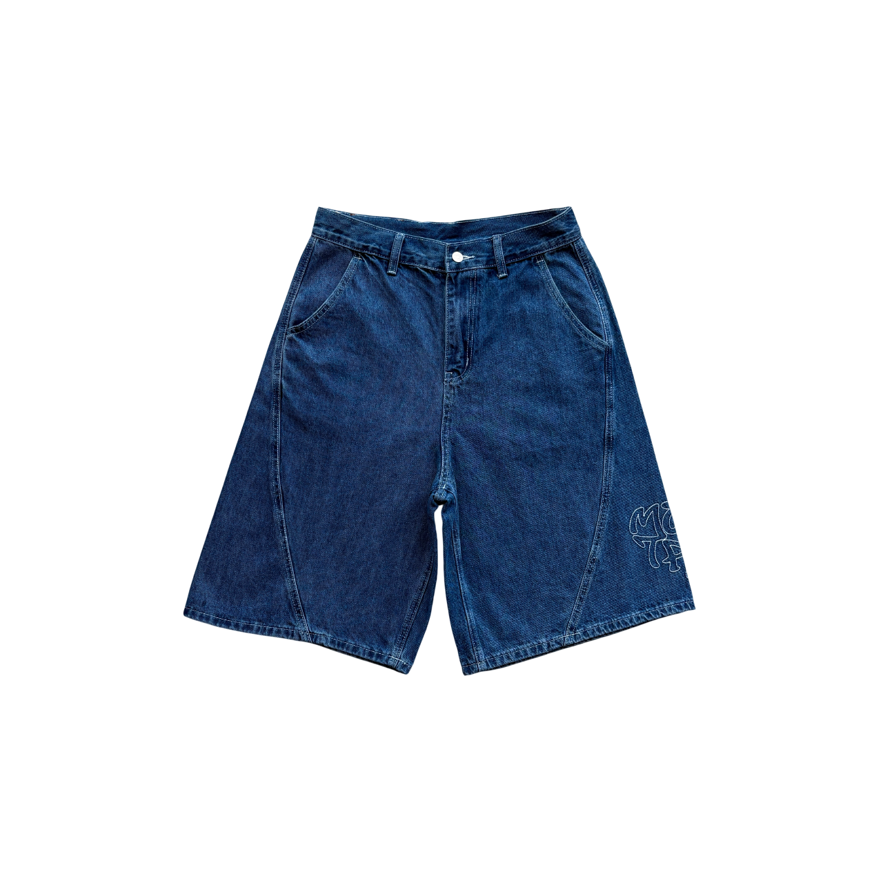 Mertra Denim Shorts - (BLUE)