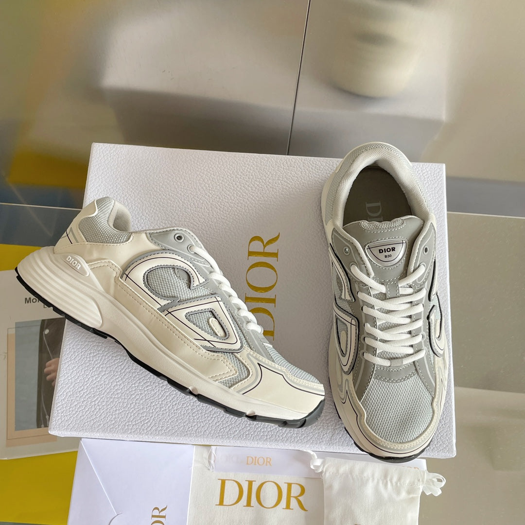 Dior B30 Cream/Grey/White
