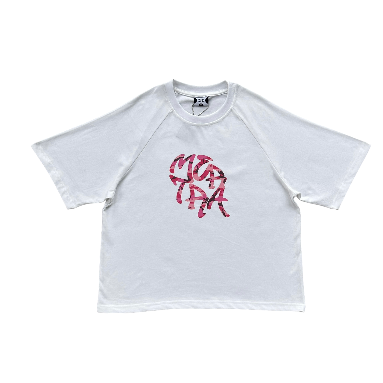 Mertra Camo Tee - (WHITE/PINK)