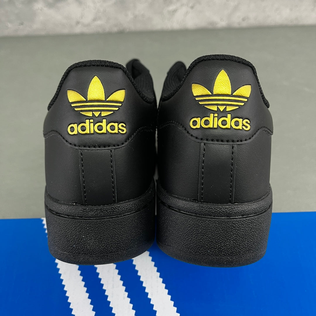 Adidas Superstar XLG Black Gold Metallic