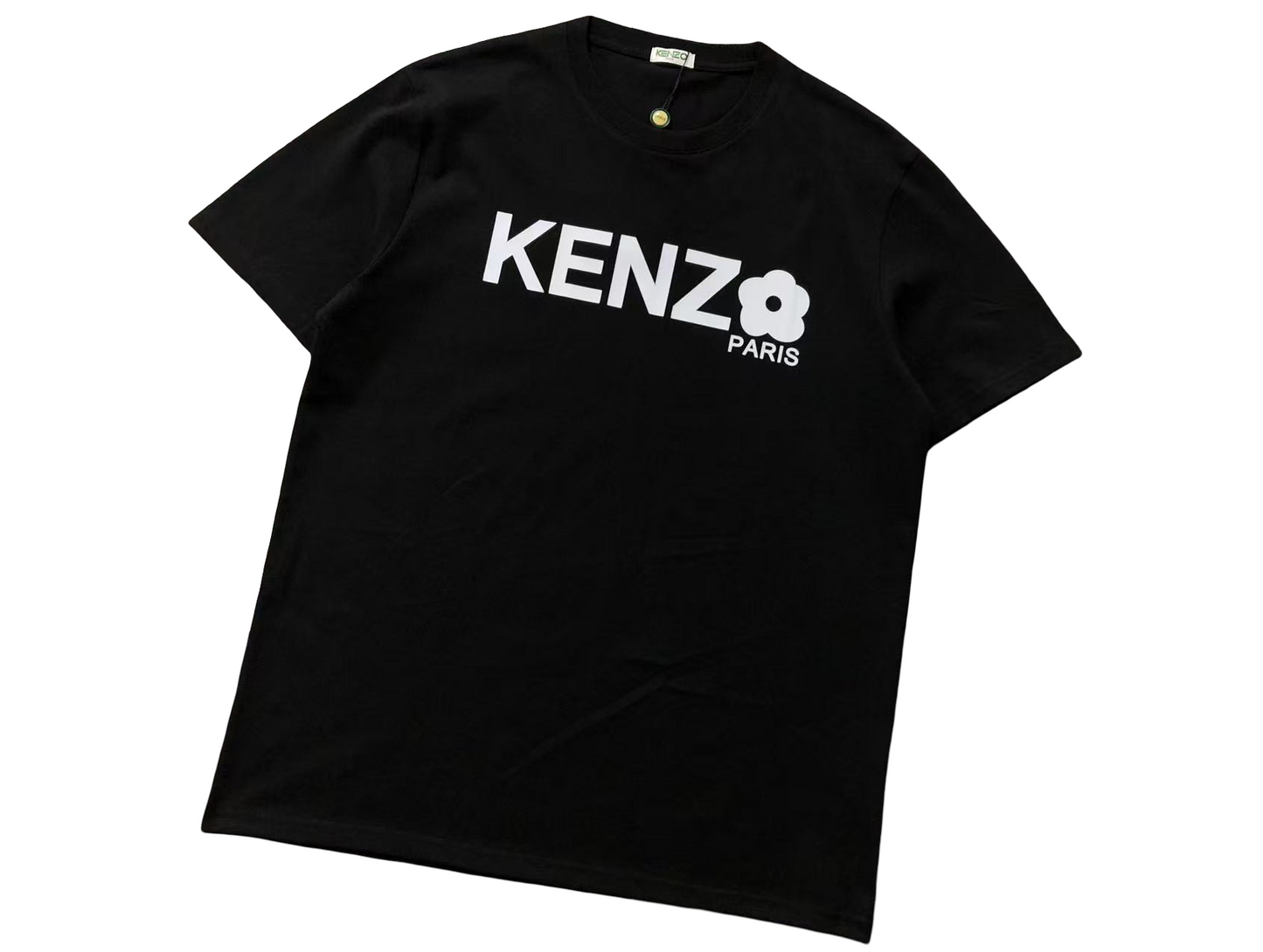 KENZO Flower Tee - (BLACK)