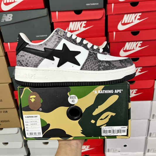 A Bathing Ape Bapesta Snake - (PURPLE BLACK)
