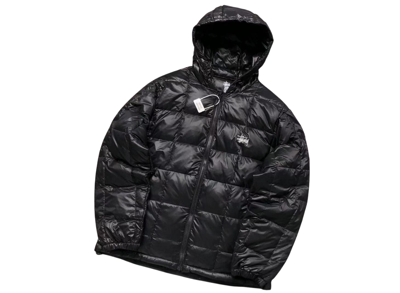 Stussy Midweight Down Puffer Jacket - (BLACK)