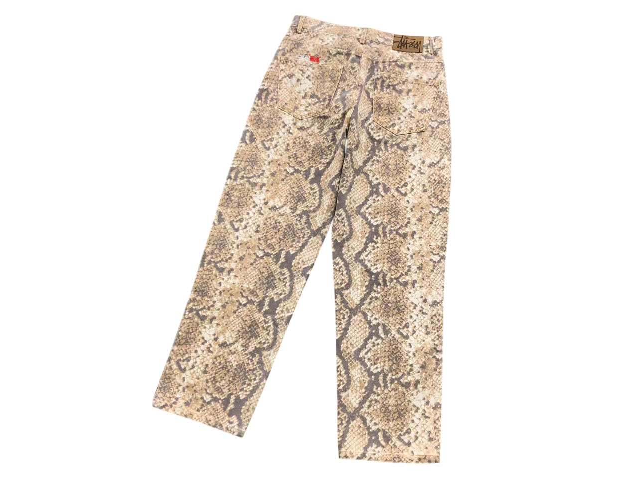 Stussy Python Jeans - (CREAM)