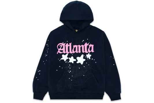 Sp5der Atlanta Hoodie - (NAVY)
