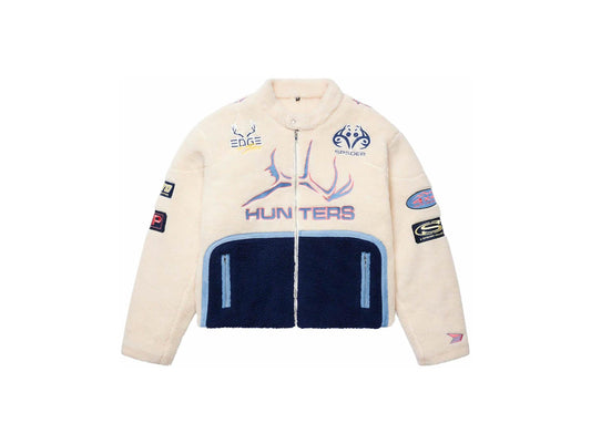 Sp5der Sherpa Hunter Jacket - (WHITE)