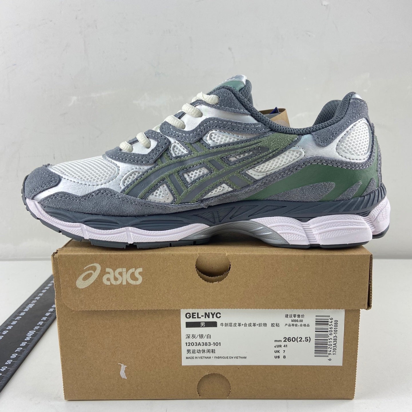 ASICS Gel-NYC Cream Steel Grey