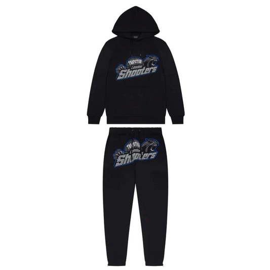Trapstar Shooters Hoodie Tracksuit - (BLACK ICE FLAVOURS)