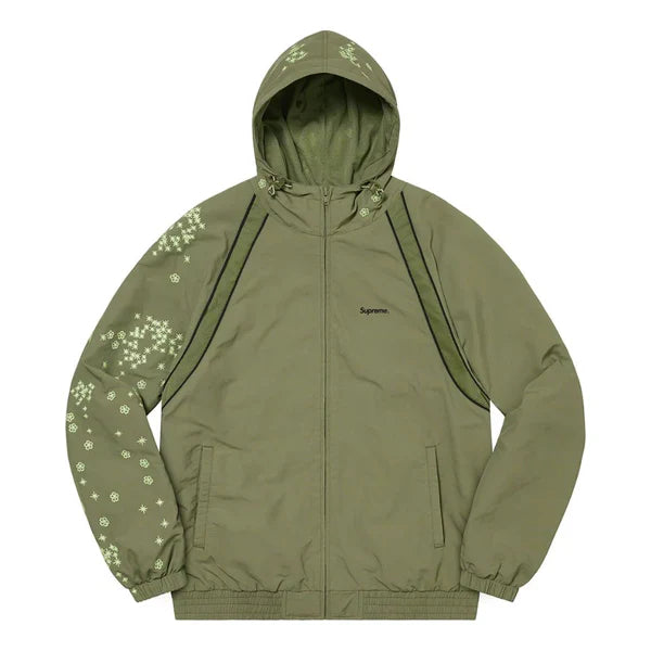 Supreme AOI Glow-In-The-Dark Shell Suit Jacket Khaki