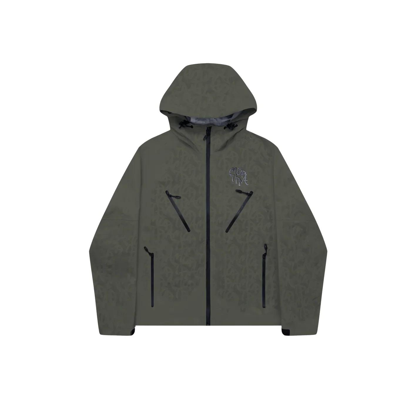 MERTRA Monogram Shell Jacket Green