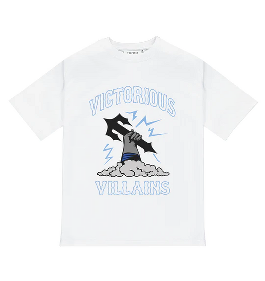 Trapstar Victorious Villains Tee - (WHITE)