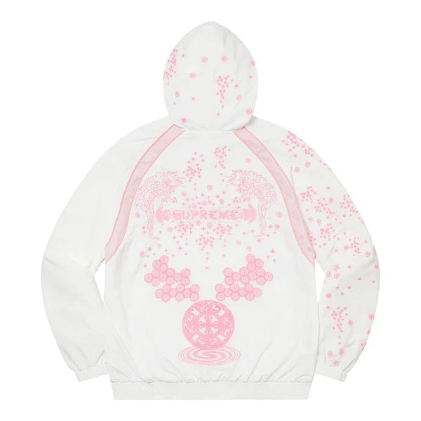 Supreme AOI Glow-In-The-Dark Shell Suit Jacket White