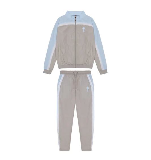 Trapstar Irongate T Shell Suit - (GREY/WHITE/CASHMERE BLUE)