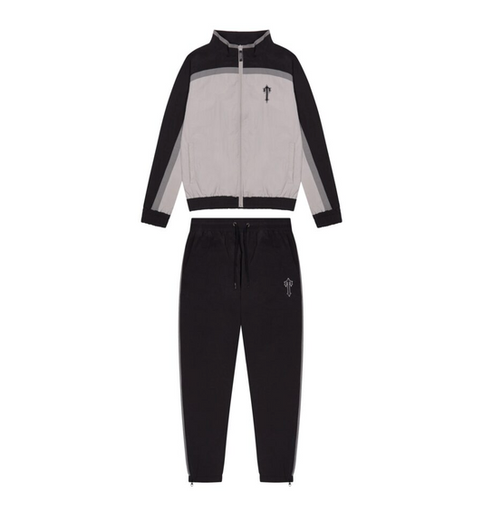 Trapstar Irongate T Shell Suit - (GREY/BLACK)