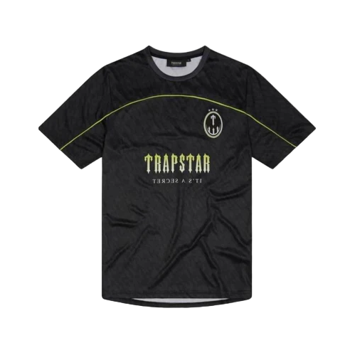 Trapstar Monogram Jersey - (BLACK/LIME)