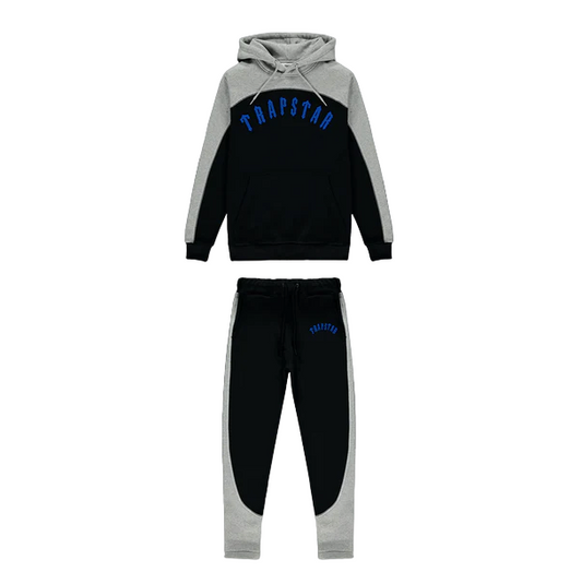 Trapstar Irongate Arch Tracksuit - (BLACK/BLUE/GREY)
