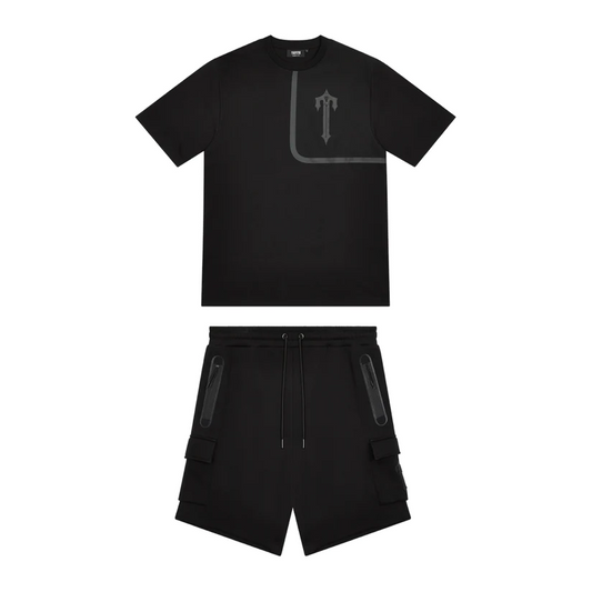 Trapstar Irongate T Tech Zip/T-Shirt - (BLACK)