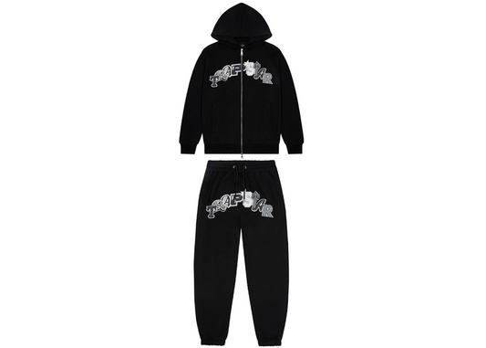 Trapstar Wildcard Tracksuit - (BLACK MONOCHROME EDITION)