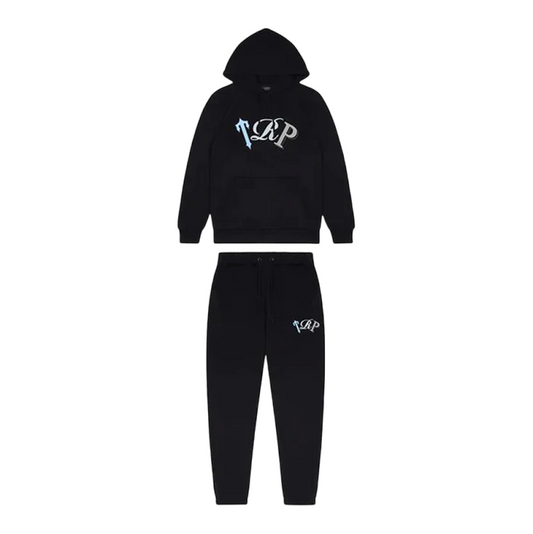 Trapstar TRP Tracksuit - (BLACK/ICE BLUE)