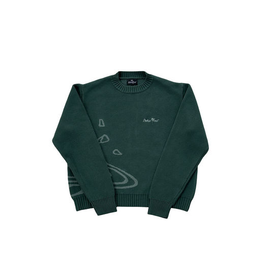 Broken Planet Outer Space Sweater - (GREEN)