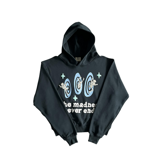 Broken Planet The Madness Never Ends Hoodie - (BLUE)