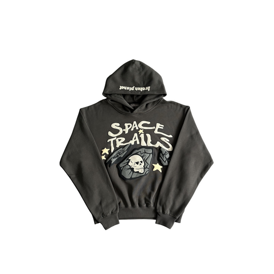 Broken Planet Space Trails Hoodie - (BELUGA GREY)